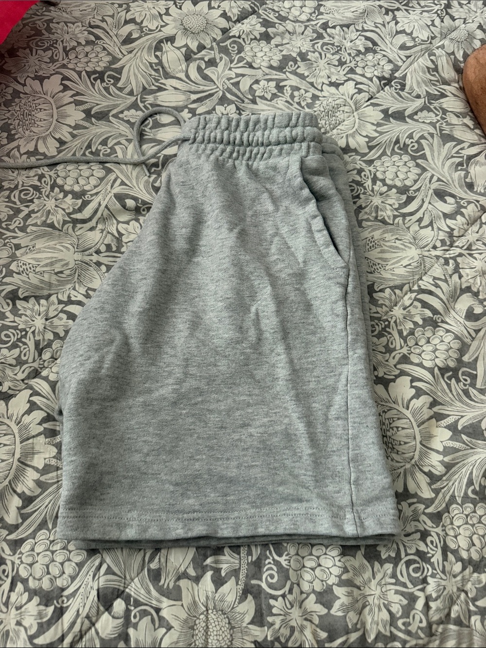 H&M Men's Light Gray Drawstring Mini Shorts